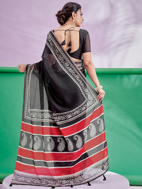 Vasthrlay Abstract Printed Unstitched Hs Ethnic Wear
