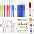 52 Pcs Ergonomic Crochet Hook