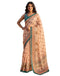 Vasthrlay Womens Printed Unstitched Olive Green Saree