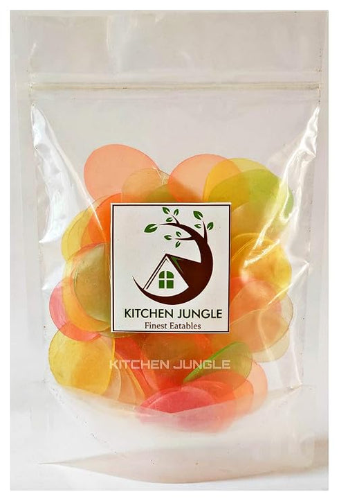 Kitchen Jungle Colorful Sabudana (Sago) Papad Transparent