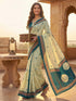Vasthrlay Printed Lemon Yellow1 Yellow Saree