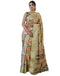 Vasthrlay Womens Striped Unstitched Dusty Pink Saree
