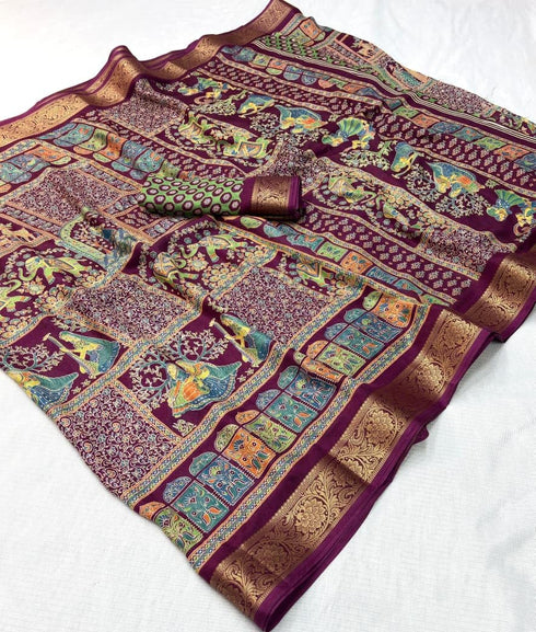 Vasthrlay Silk Saree Designer