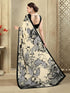 Vasthrlay Womens Printed Unstitched Mauve Saree