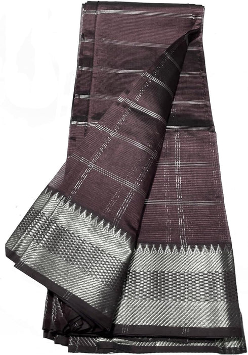 Vasthrlay Nr Handloom Banarasi Lavender Purple