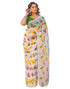 Vasthrlay Chiffon Blouse Maroon Saree