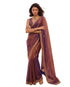 Vasthrlay Purple Organza Festive Saree