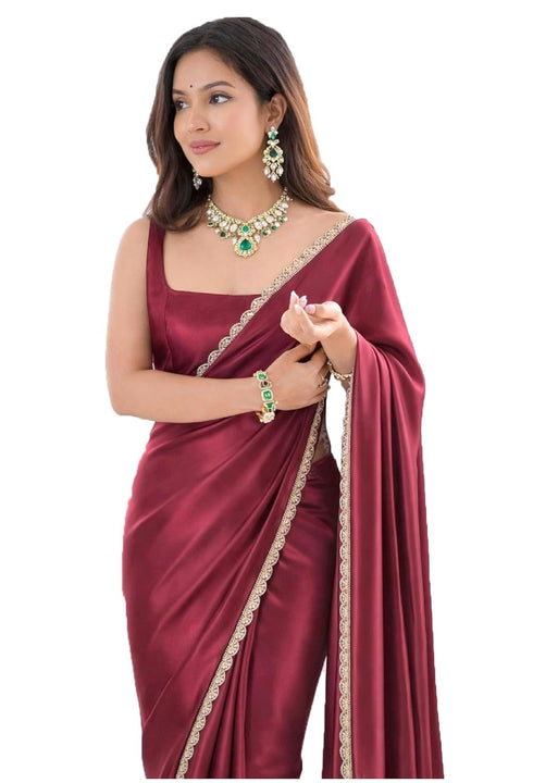 Vasthrlay Readymade Stitched Scalloped Unstitched Ethnic Wear