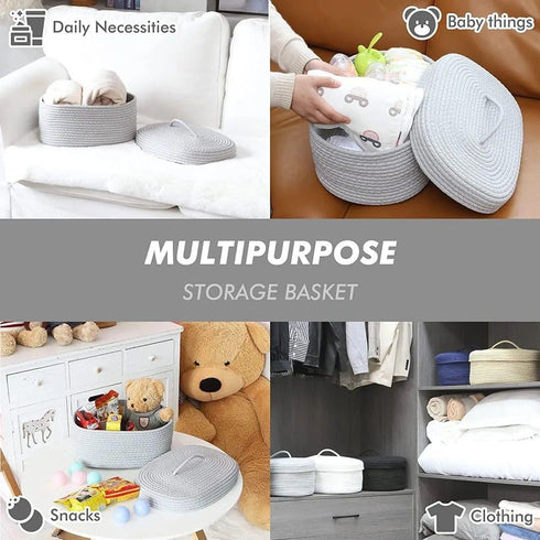 Cotton Rope Storage Basket