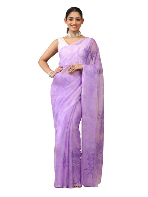 Vasthrlay Georgette Floral Saree