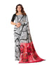 Vasthrlay Yellow Georgette Unstitched Saree