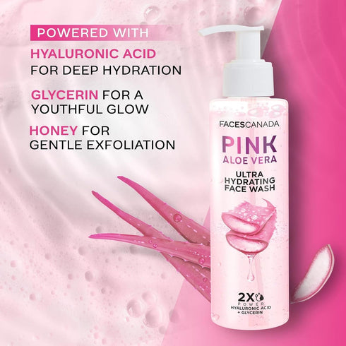 Faces Canada Pink Aloe Vera Pore Tightening Toner