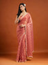 Vasthrlay Wine Embroidery Saree