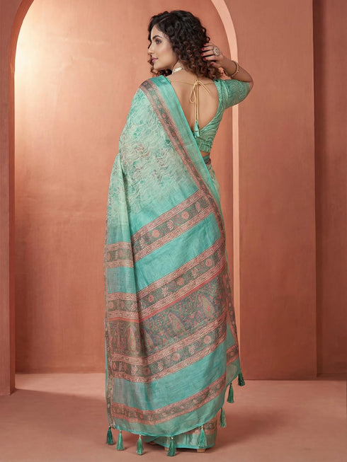 Vasthrlay Madhubani Unstitched Sai Ethnic Wear