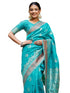 Vasthrlay Womens Weaving Unstitched Lavender Saree