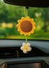 Crochet Flower for car Dashboard Decoration Items