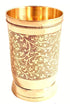 Pure Brass Dinner Thali Set of 6 pcs