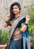 Vsathrlay Indigo Banarasi Kanchipuram Ethnic Wear