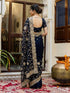 Vasthrlay Paisley Printed Red Saree