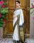 Vasthrlay White Kanjivaram Saree