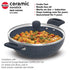 Hawkins Ceramic Nonstick 2.5 Litre Deep Kadhai