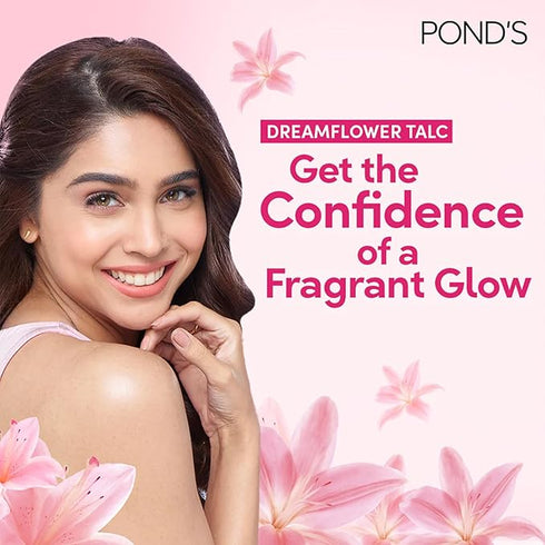 Ponds Dreamflower Fragrant Talc Powder Pink Lilly