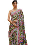 Vasthrlay Womens Printed Unstitched Beige Saree