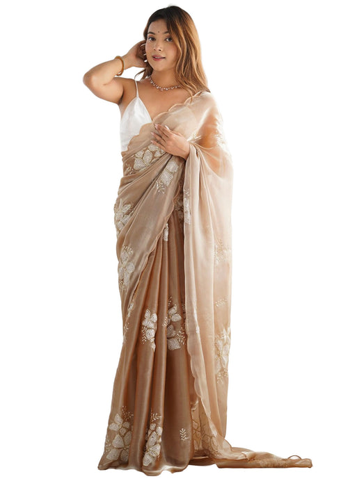 Vasthrlay Embroidery Unstitched Saree
