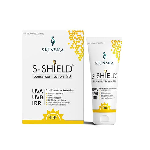 Skinska Naturals S-Shield Sunscreen Lotion with SPF 30 PA+++