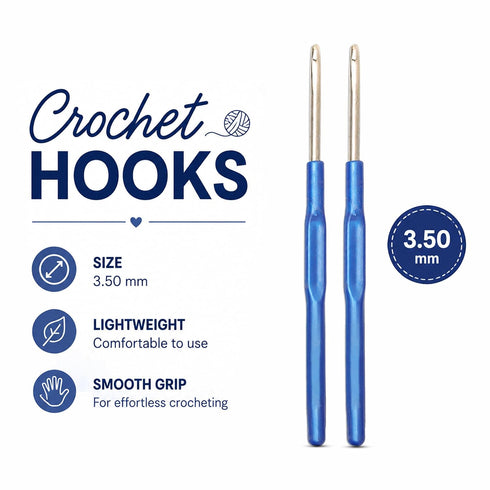 Crochet Kit for Beginners with Wool Yarn, Crochet Hooks, Stitch Markers & Needles