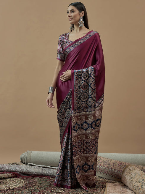 Vasthrlay Printed Unstitched Hs Ethnic Wear