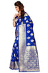 VasthrlayRoyal Blue San Pari Saree