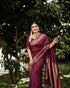 Vasthrlay Lavender Kanjivaram Saree