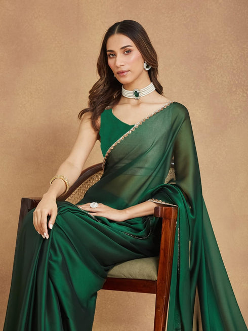 Vasthrlay Border Unstitched Saree