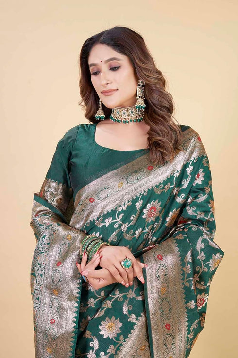 Vsathrlay Kanjivaram Banarasi Festival Wedding Ethnic Wear