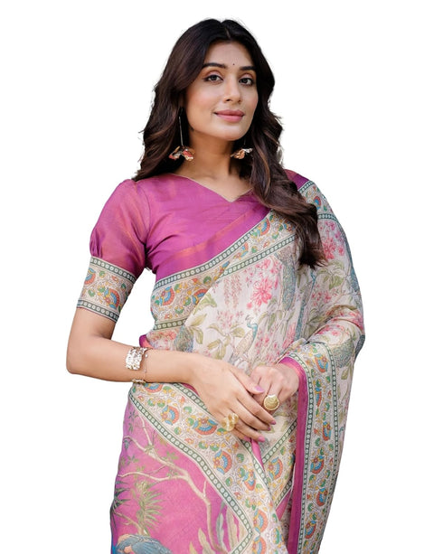 Vasthrlay Handloom Traditional Paisley Saree