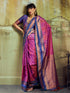 Vasthrlay Striped Tassels Unstitched Designer Ethnic Wear