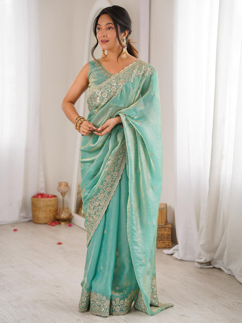 Vasthrlay Lavender Embroidery Unstitched Vt Ethnic Wear