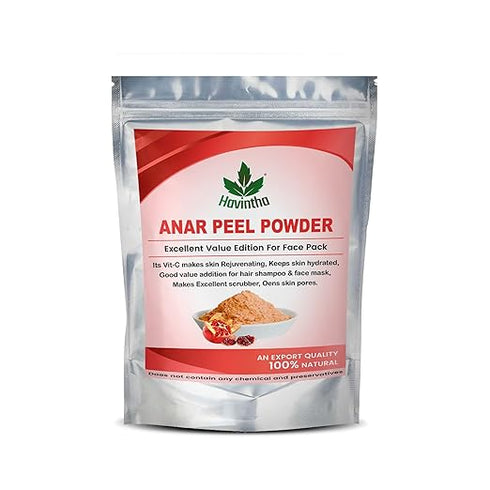 Havintha - Anar Chilka Powder - Pomegranate Peel Powder for Skin Care