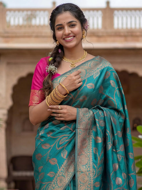 Vasthrlay Kanjivaram Woven Blouse Ethnic Wear