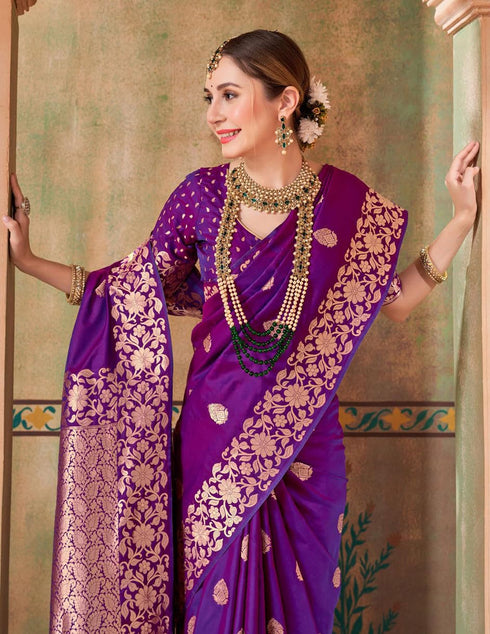 Vasthrlay Women's Kasamiri Designer Unstitched Saree