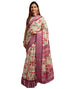 Vasthrlay Printed Jacquard Unstitched Rama Green Saree