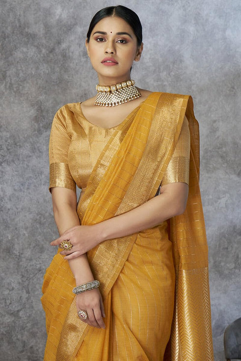 Vasthrlay Women's Cotton Unstitched Skin Friendly Saree