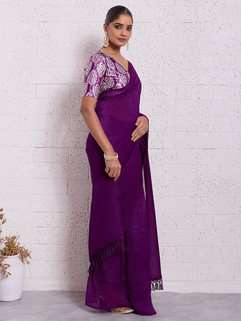 Vasthrlay Unstitched Tassels Latkans Sum Ethnic Wear