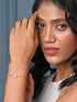 Clara 925 Sterling Silver Real Pearl Pendant Bracelet