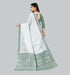 Vasthrlay Cotton Blue White Saree