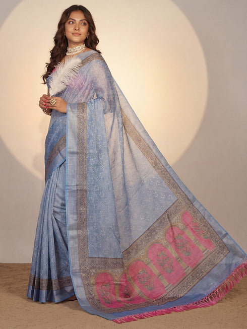 Vasthrlay Madhubani Unstitched Sai Ethnic Wear