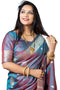 Vasthrlay Organza Designer Unstitched Saree