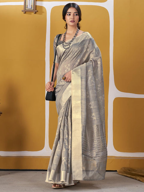 Vasthrlay Geometric Unstitched Designer Sf Ethnic Wear