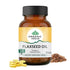 Organic India Flaxseed Oil Veg Capsule bottle
